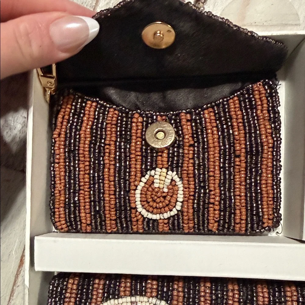 Rachel Zoe Beaded Clutch Set with Cocktail Design - Picture 5 of 6